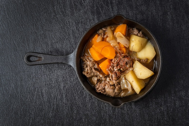 Futari Wagyu Ginger Beef with Potatoes and Carrots