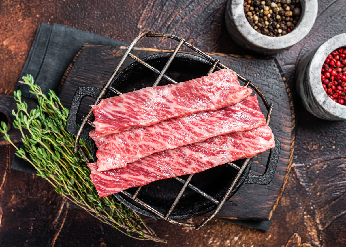 Harami Sliced Yakiniku (Skirt) - Premium Wagyu Cut | Futari Wagyu